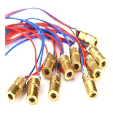 10 Peças - Laser Diodo Vermelho 5v 650nm 6mm Arduino Alarme Foto mini 1