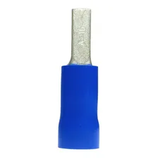 10 Peças Terminal Conector Pino Agulha Isolado Azul 16mm Foto mini 2