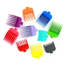 10 Pentes Guia + 2 Pentes Disfarce Profissional Wahl Kemei Foto mini 4