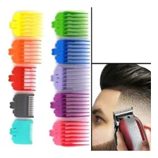 10 Pentes Guia + 2 Pentes Disfarce Profissional Wahl Kemei Foto mini 2