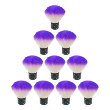10 Pincel Espanador De Pó Para Unhas De Gel Acrigel Foto  mini 1