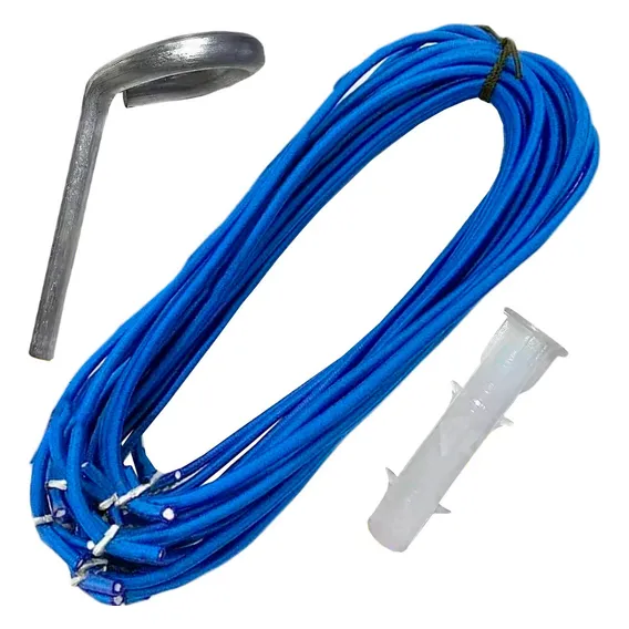 10 Pinos Aluminio Com Extensor Fixação Capa Lona Em Piscina Foto 1