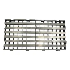 10 Pisos - Pallet Estrado Plástico 4,5 X 40x40 Modular Piso Cor Preto Foto mini 4