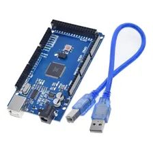 10 Placa Compatível Com Arduino Mega 2560 16au/ch340g C/cabo Foto  mini 1