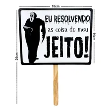 10 Plaquinhas Divertidas Para Fotos Amostradinho Halloween Foto mini 2