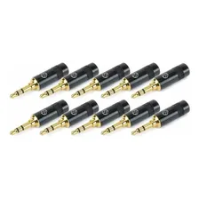 10 Plugs P2 Stereo Santo Angelo Preto P2st Sas Op01 Plug P2 Foto mini 3