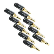 10 Plugs P2 Stereo Santo Angelo Preto P2st Sas Op01 Plug P2 Foto mini 1