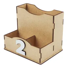 10 Porta Guardanapos Mdf Cru Para Confeitaria Foto mini 4