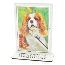 10 Porta Retrato Personalizado Branco Lembrancinha Páscoa Cor Palha Foto mini 1