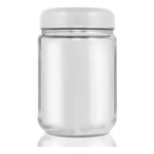 10 Potes 600 Vidro Boca Larga Salada Bolo Berlim Cor Branco Foto mini 2