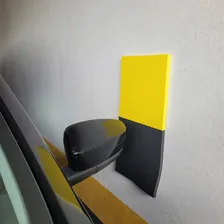10 Protetor De Parede E Cantoneira Eva Dupla Função Garagem Cor Preto E Amarelo Foto mini  3