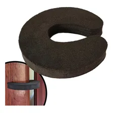 10 Protetor De Porta Quina Eva Salva Dedo Crianca Bebe Mao Cor Preto Foto mini  2