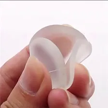 10 Protetor Quina Mesa M贸vel Cantoneira Silicone Seguran莽a Cor Foto mini 4