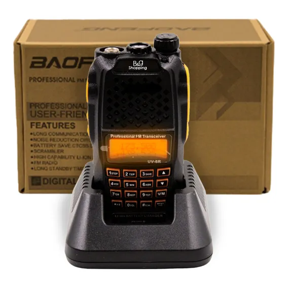 10 Radio Ht Comunicador Walk Talk Uhf/vhf Fm Baofeng Uv6r Foto 1