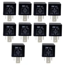 10 Relê Auxiliar 24v Universal C/ Suporte 70a Constellation Foto mini 1