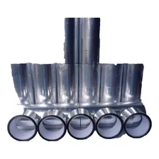 10 Rolo Fita Laminada Adesiva Cromada Isolamento Caixa Isopo Foto mini  3