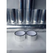 10 Rolo Fita Laminada Adesiva Cromada Isolamento Caixa Isopo Foto mini 4