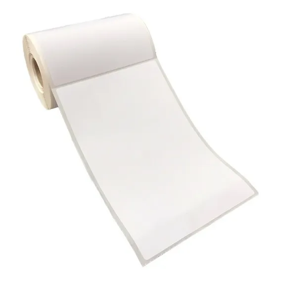 10 Rolos Etiqueta Térmica 10x15 Serrilhada Zebra, L42 Cor Branco Foto 1