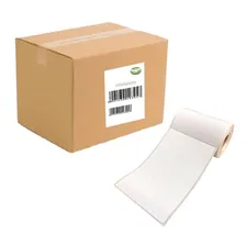 10 Rolos Etiqueta Térmica 10x15 Serrilhada Zebra, L42 Cor Branco Foto mini  2