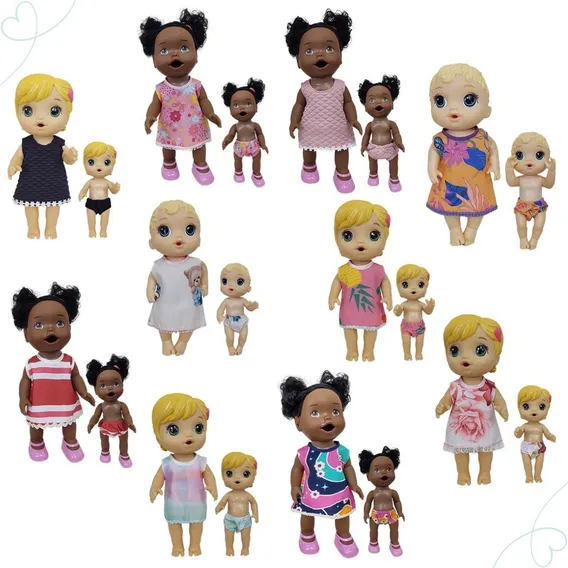 10 Roupinhas Boneca Baby Alive Presente Natal Dia Da Criança Foto 1