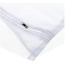 10 Saco Para Lavar Roupa Intimas/delicadas P Com Zíper 39x29 Foto mini  2