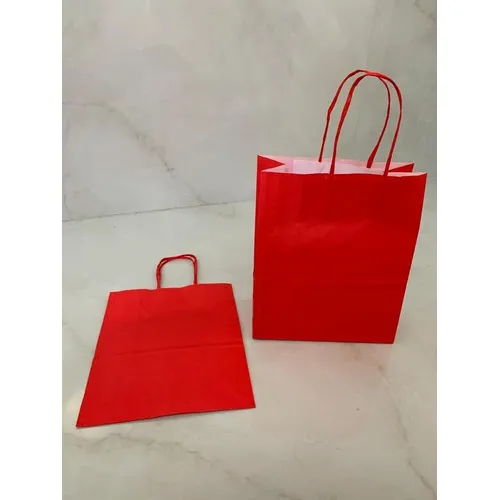 10 Sacolas Depapelcandycolor Vermelha17,5x8,5x21,5bolsafesta Foto 1