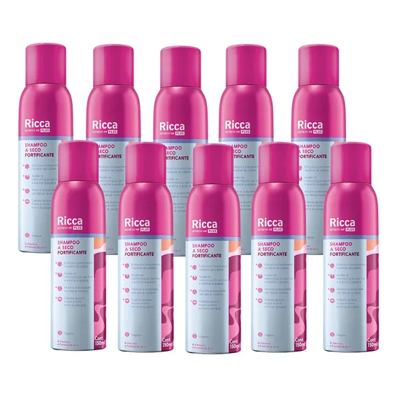 10 Shampoos A Seco Fortificante Antioleosidade Ricca 150ml Foto 1
