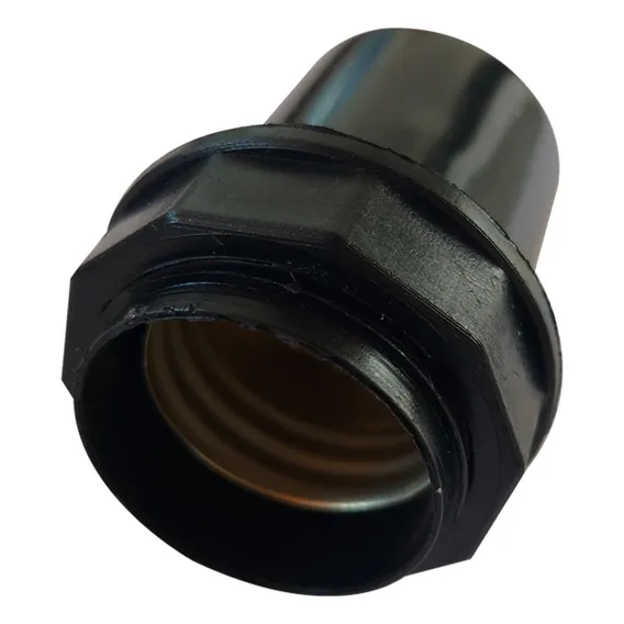 10 Soquete Bocal E-27 Cor Preto Foto 1
