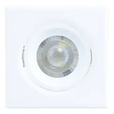 10 Spot Super Led 3w Quadrado Direcionavel Sanca Gesso Teto Cor Branco Frio 110V/220V (Bivolt) Foto mini 3