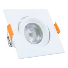 10 Spot Super Led 3w Quadrado Direcionavel Sanca Gesso Teto Cor Branco Frio 110V/220V (Bivolt) Foto mini 1
