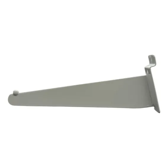 10 Suporte Prateleira 30cm Painel Canaletado Branco Foto 1