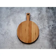 10 Tábua Cortar Servir Pizza Redonda 25 Cm Madeira Premium Foto mini 4
