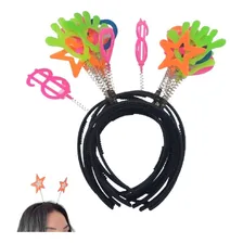 10 Tiaras Coloridas Para Festa Tiaras Divertidas Sortido Foto  mini 1