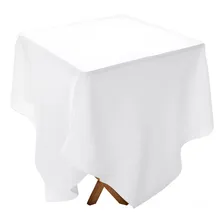10 Toalha De Mesa Quadrada 1,50x1,50 Oxford P/ Festa Cor Branco Foto mini 1