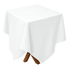 10 Toalha De Mesa Quadrada 1,50x1,50 Oxford P/ Festa Cor Branco Foto mini 2