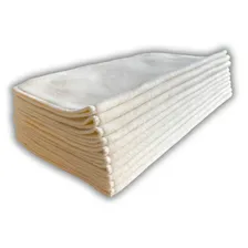 10 Un Absorvente Fralda Ecológica 6 Camadas Diurno Malana Eco Foto  mini 1