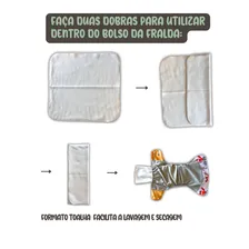 10 Un Absorvente Fralda Ecológica 6 Camadas Diurno Malana Eco Foto mini 4