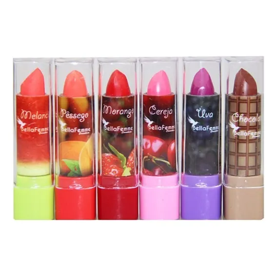 10 Un Batom Matte Cheiro De Fruta Bella Femme Foto 1