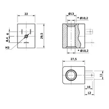 10 Un Bobina Solenóide Orifício 10mm 24v Válvula Pneumática Foto mini 4
