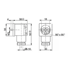 10 Un Conector Plug Elétrico Din 43650-a P/ Solenoide Led Dc Foto mini 4