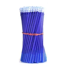 10 Und Refil Caneta Apaga A Tinta Com Borracha Calor Azul Foto mini  2