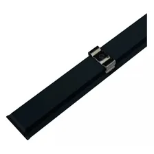 10 Unid 2m Perfil Embutir 24mm Aluminio P/ Fita De Led Top Luz Perfil Preto Tensão De Operação Depende Da Fita Led Depende Da Fita Led Foto mini 2