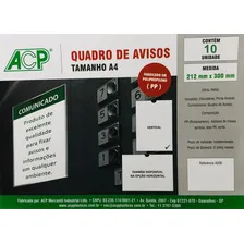 10 Unid - Quadro Aviso Multiuso Expositor A4 Display Cristal Foto mini 3