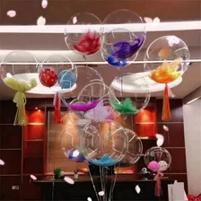 10 Unidades Balão Bubble 24 Polegadas 60cm Transparente Top Foto mini 3