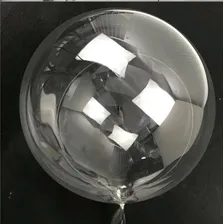10 Unidades Balão Bubble 24 Polegadas 60cm Transparente Top Foto mini 2