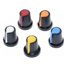 10 Unidades - Knob Para PotĂȘnciometro Colorido - 15x17mm Foto mini 1