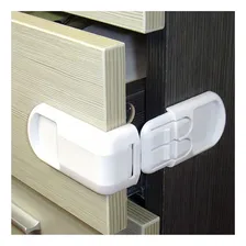 10 Unidades Trava Gaveta Porta Armário Segurança Bebê Foto mini  3