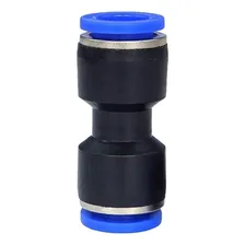 10 União Emenda Reta Tubo 6mm Pneumática Engate Rápido Foto mini 2