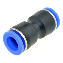 10 União Emenda Reta Tubo 6mm Pneumática Engate Rápido Foto mini 4