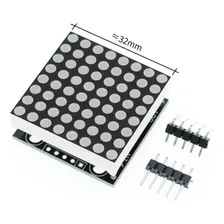 10 X Módulo Matriz De Led 8x8 Max7219 Smd Arduino Foto  mini 1